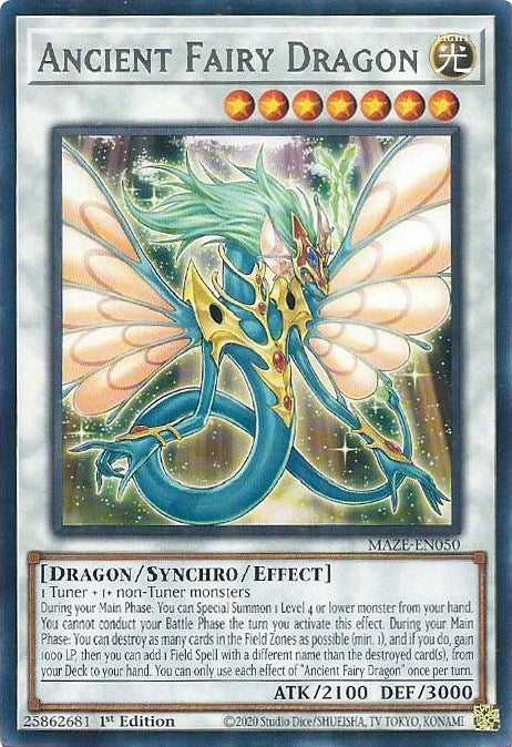 Ancient Fairy Dragon [MAZE-EN050] Rare | Exor Games New Glasgow