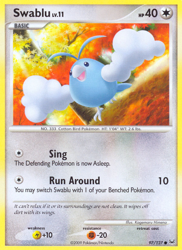 Swablu (97/127) [Platinum: Base Set] | Exor Games New Glasgow