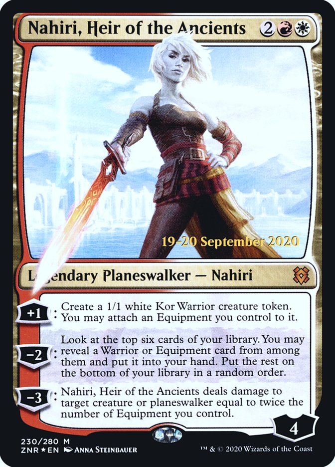 Nahiri, Heir of the Ancients  [Zendikar Rising Prerelease Promos] | Exor Games New Glasgow