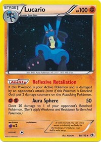 Lucario (80/113) (Cosmos Holo) [Black & White: Legendary Treasures] | Exor Games New Glasgow