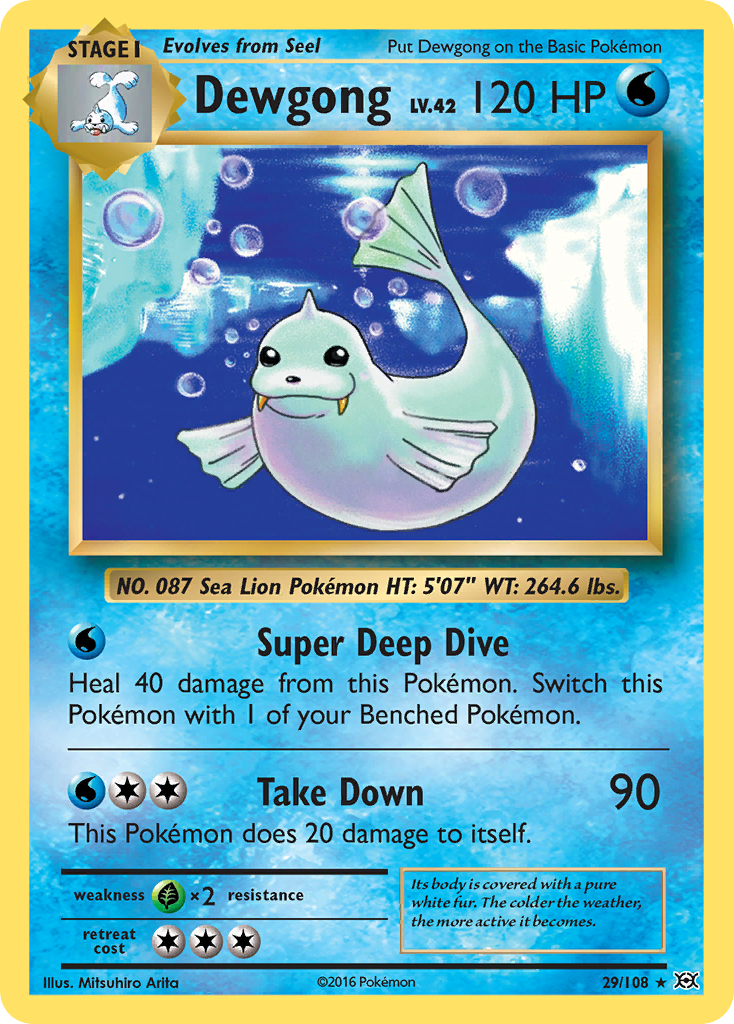 Dewgong (29/108) [XY: Evolutions] | Exor Games New Glasgow