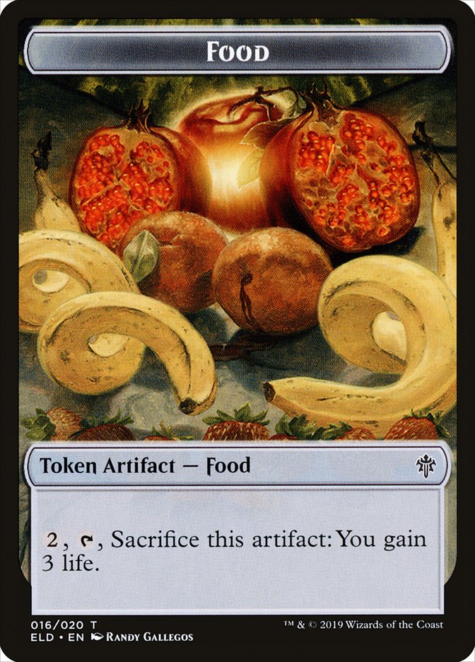 Food (016/020) [Throne of Eldraine Tokens] | Exor Games New Glasgow