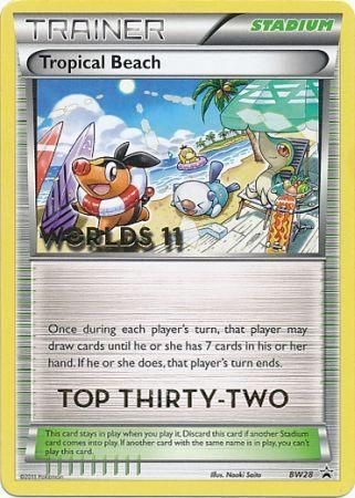 Tropical Beach (BW28) (Top 32) [Black & White: Black Star Promos] | Exor Games New Glasgow