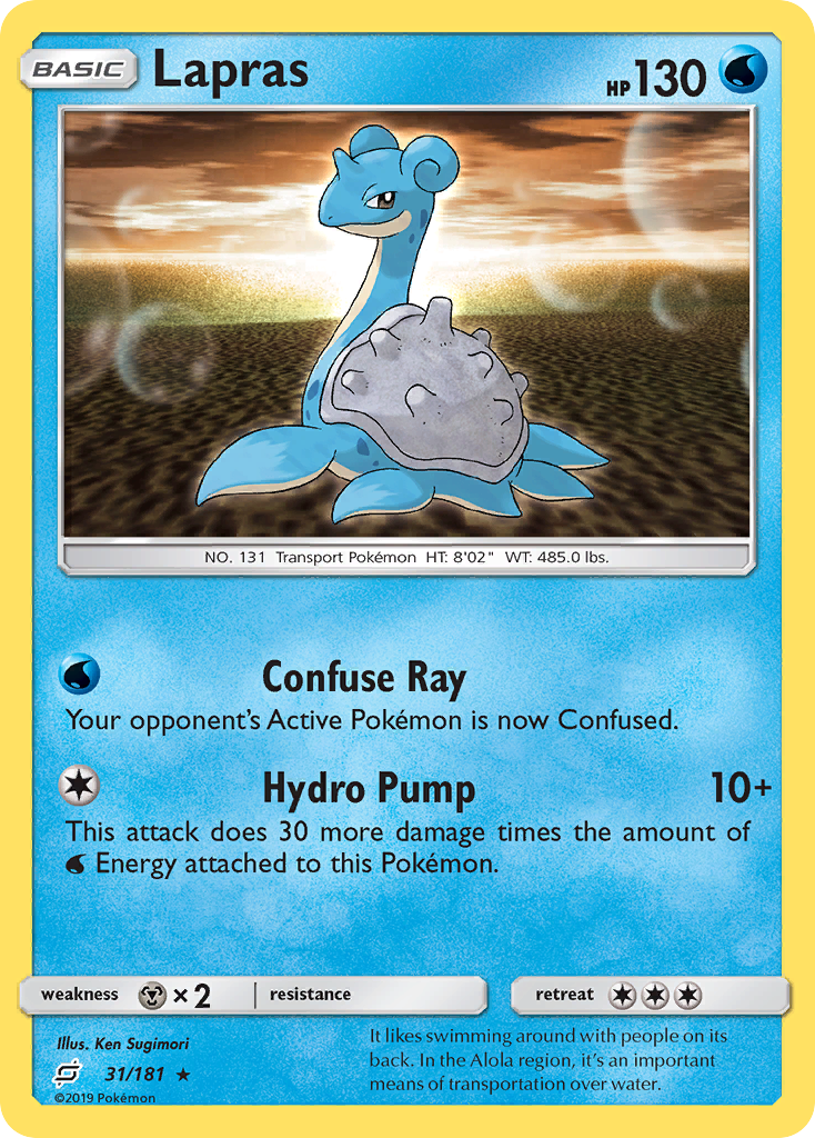 Lapras (31/181) [Sun & Moon: Team Up] | Exor Games New Glasgow