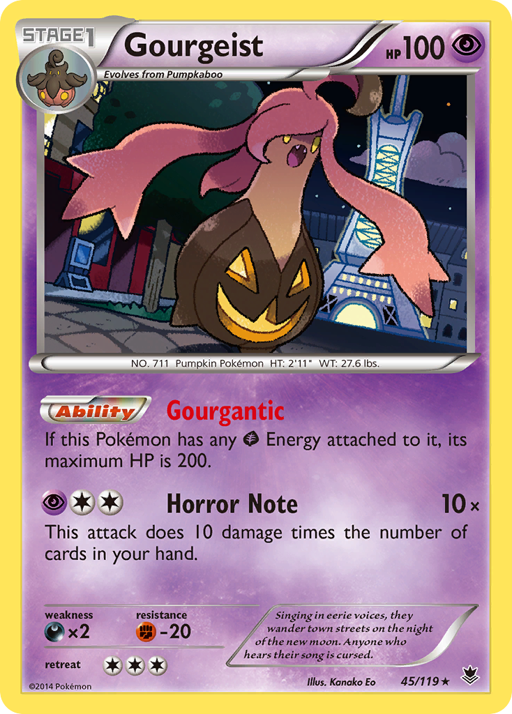 Gourgeist (45/119) [XY: Phantom Forces] | Exor Games New Glasgow