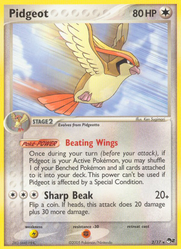 Pidgeot (2/17) [POP Series 2] | Exor Games New Glasgow