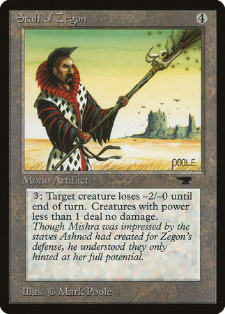 Staff of Zegon [Antiquities] | Exor Games New Glasgow