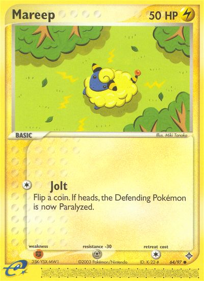 Mareep (64/97) [EX: Dragon] | Exor Games New Glasgow