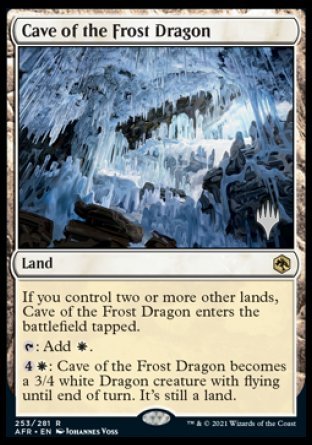 Cave of the Frost Dragon (Promo Pack) [Dungeons & Dragons: Adventures in the Forgotten Realms Promos] | Exor Games New Glasgow