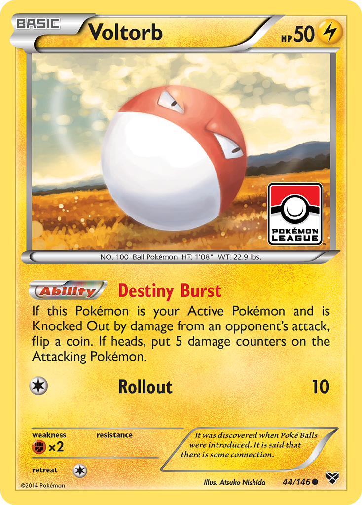 Voltorb (44/146) [XY: Base Set] | Exor Games New Glasgow