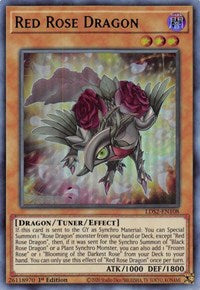 Red Rose Dragon (Green) [LDS2-EN108] Ultra Rare | Exor Games New Glasgow