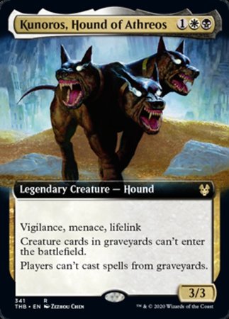 Kunoros, Hound of Athreos (Extended Art) [Theros Beyond Death] | Exor Games New Glasgow