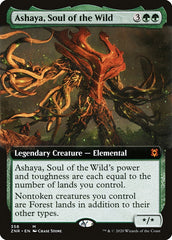 Ashaya, Soul of the Wild (Extended Art) [Zendikar Rising] | Exor Games New Glasgow