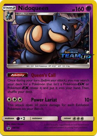 Nidoqueen (SM160) (Staff) [Sun & Moon: Black Star Promos] | Exor Games New Glasgow