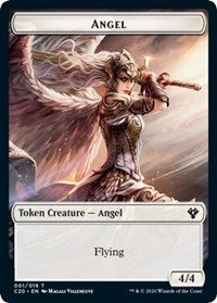 Angel // Elemental (010) Double-sided Token [Commander 2020 Tokens] | Exor Games New Glasgow