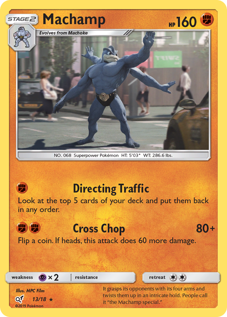 Machamp (13/18) [Sun & Moon: Detective Pikachu] | Exor Games New Glasgow