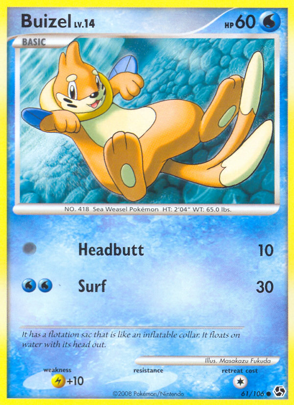 Buizel (61/106) [Diamond & Pearl: Great Encounters] | Exor Games New Glasgow