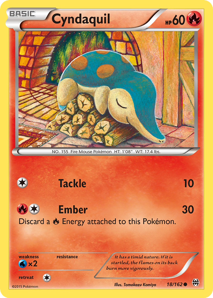 Cyndaquil (18/162) [XY: BREAKthrough] | Exor Games New Glasgow