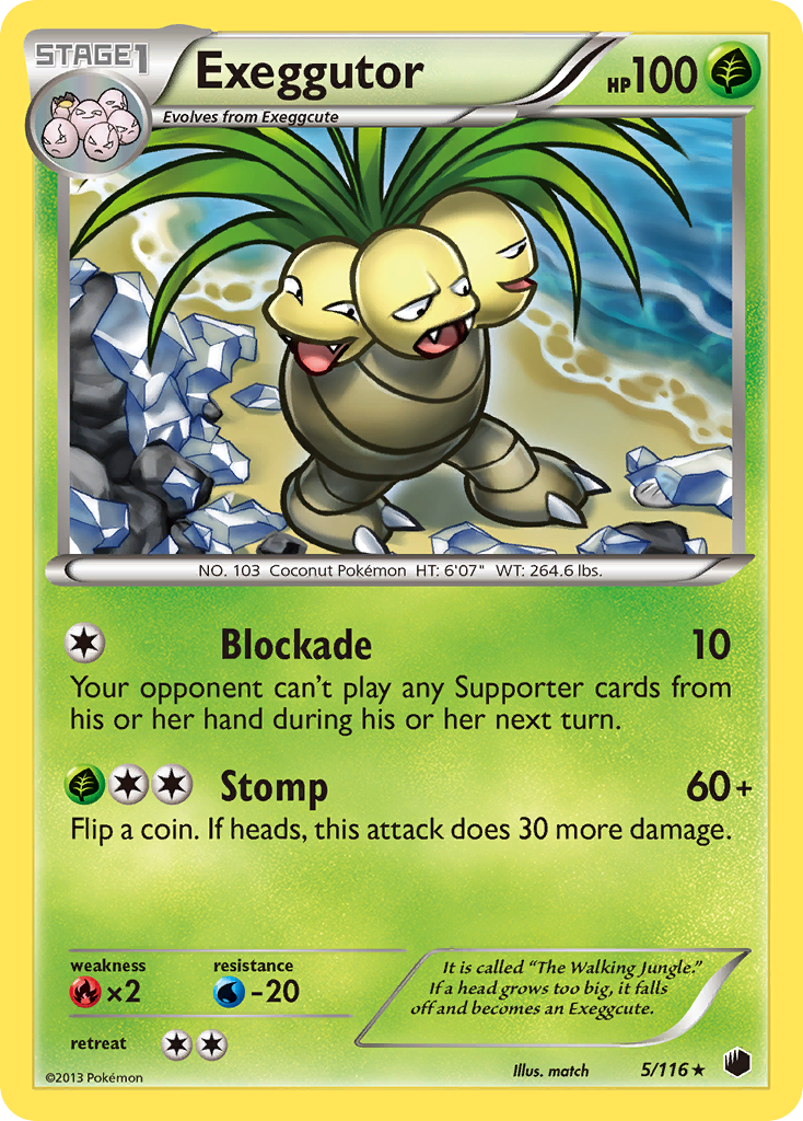 Exeggutor (5/116) [Black & White: Plasma Freeze] | Exor Games New Glasgow