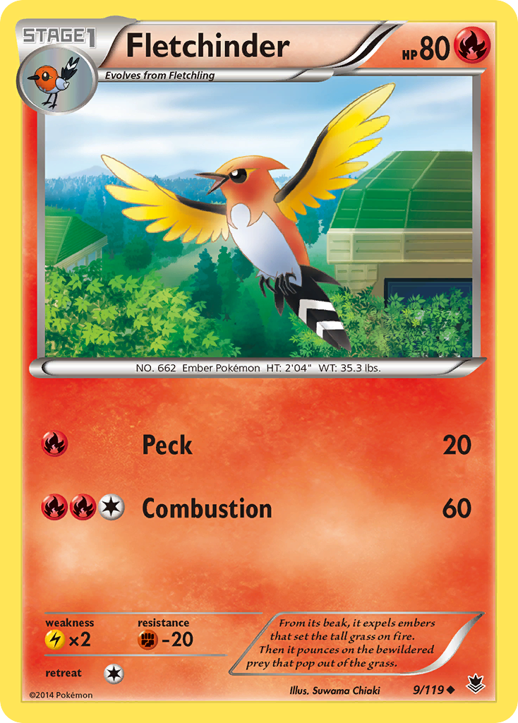 Fletchinder (9/119) [XY: Phantom Forces] | Exor Games New Glasgow