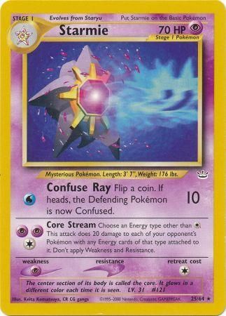 Starmie (25/64) [Neo Revelation Unlimited] | Exor Games New Glasgow