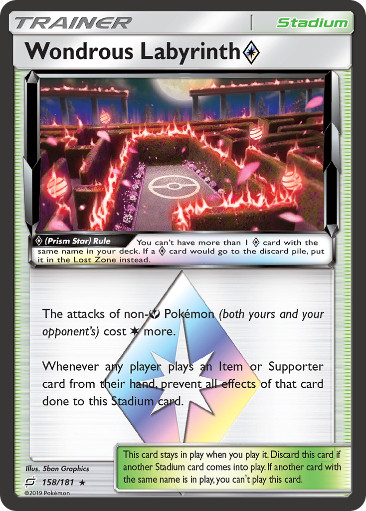 Wondrous Labyrinth (158/181) (Prism Star) [Sun & Moon: Team Up] | Exor Games New Glasgow