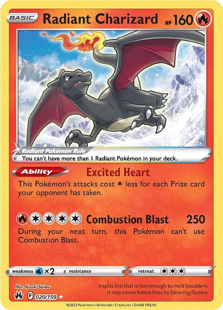 Radiant Charizard (020/159) [Sword & Shield: Crown Zenith] | Exor Games New Glasgow