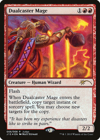 Dualcaster Mage [Judge Gift Cards 2015] | Exor Games New Glasgow