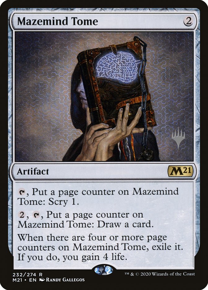 Mazemind Tome (Promo Pack) [Core Set 2021 Promos] | Exor Games New Glasgow