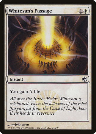 Whitesun's Passage [Scars of Mirrodin] | Exor Games New Glasgow