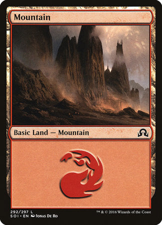 Mountain (292) [Shadows over Innistrad] | Exor Games New Glasgow