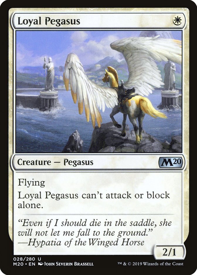 Loyal Pegasus [Core Set 2020] | Exor Games New Glasgow