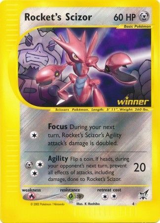 Rocket's Scizor (4) (Jumbo Card) [Best of Promos] | Exor Games New Glasgow