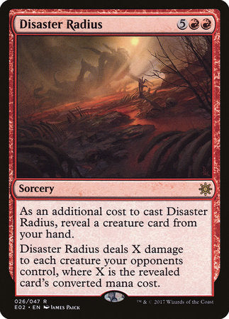 Disaster Radius [Explorers of Ixalan] | Exor Games New Glasgow