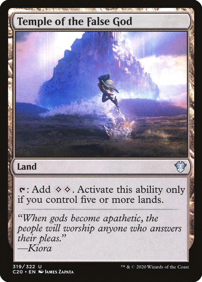 Temple of the False God [Commander 2020] | Exor Games New Glasgow