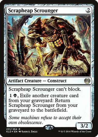 Scrapheap Scrounger [Kaladesh Promos] | Exor Games New Glasgow