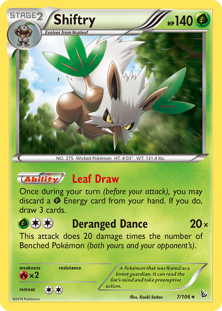 Shiftry (7/106) [XY: Flashfire] | Exor Games New Glasgow