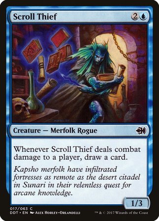 Scroll Thief [Duel Decks: Merfolk vs. Goblins] | Exor Games New Glasgow