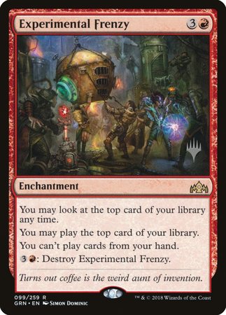 Experimental Frenzy [Guilds of Ravnica Promos] | Exor Games New Glasgow