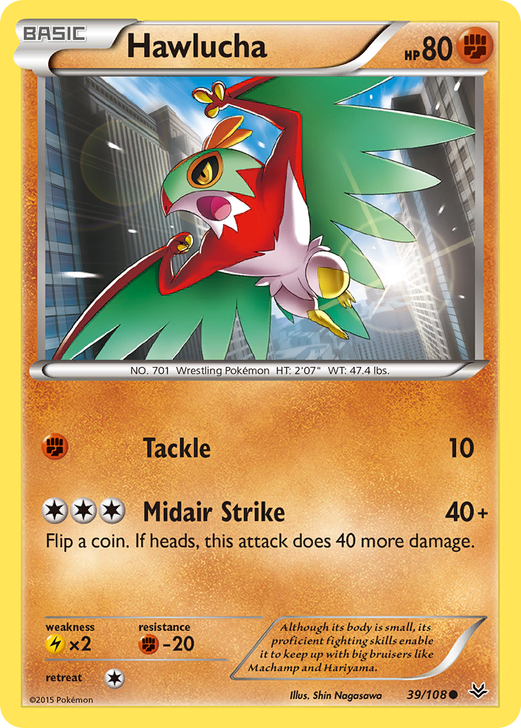 Hawlucha (39/108) [XY: Roaring Skies] | Exor Games New Glasgow