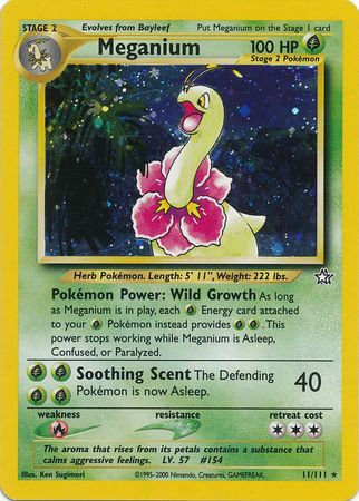 Meganium (11/111) [Neo Genesis Unlimited] | Exor Games New Glasgow