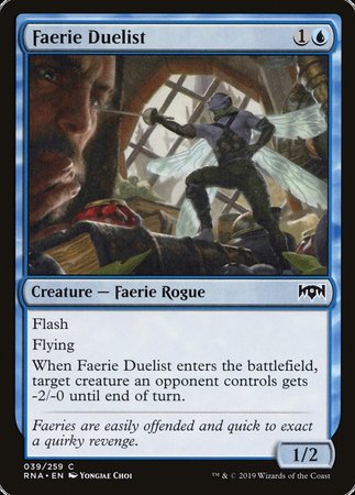 Faerie Duelist [Ravnica Allegiance] | Exor Games New Glasgow