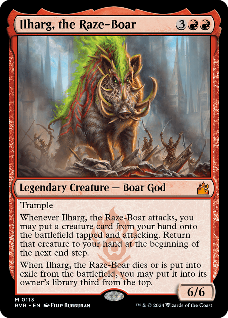 Ilharg, the Raze-Boar [Ravnica Remastered] | Exor Games New Glasgow