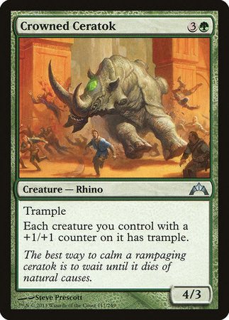 Crowned Ceratok [Gatecrash] | Exor Games New Glasgow