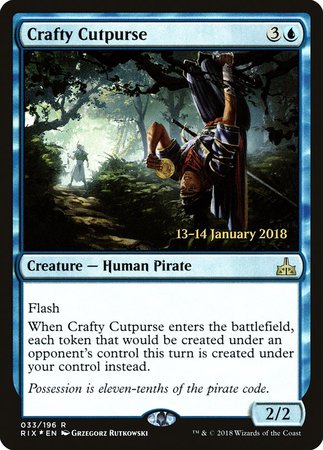 Crafty Cutpurse [Rivals of Ixalan Promos] | Exor Games New Glasgow