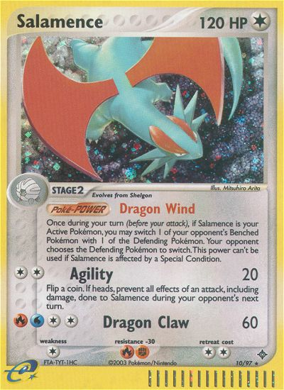 Salamence (10/97) [EX: Dragon] | Exor Games New Glasgow