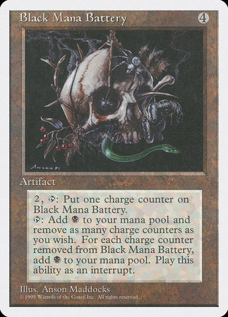 Black Mana Battery [Fourth Edition] | Exor Games New Glasgow