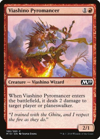 Viashino Pyromancer [Core Set 2019] | Exor Games New Glasgow