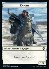 Soldier // Knight Double-sided Token [Dominaria United Tokens] | Exor Games New Glasgow