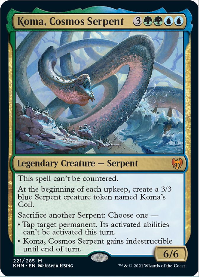 Koma, Cosmos Serpent [Kaldheim] | Exor Games New Glasgow